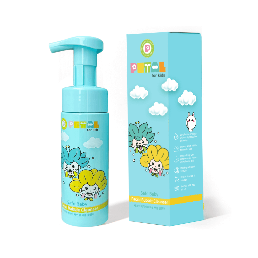 Petal for Kids Safe Baby Facial Bubble Cleanser